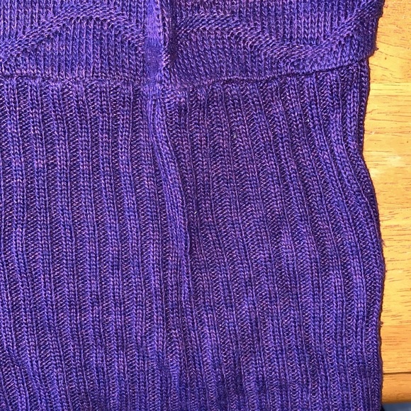 Fashion Bug purple short sleeve sweater - Picture 3 of 4